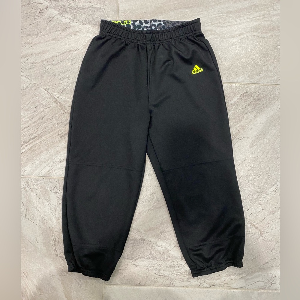 Adidas Kids Black Softball baseball Pants sizeM